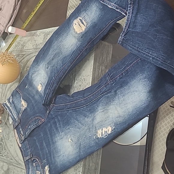 Guess DYLAN TAPERED LEG HELMET WASH DISTRESSED JEANS 34 EURO STYLE - Picture 3 of 15